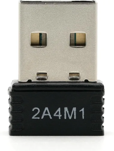 Vista 3 de WiFi 4 USB Nano Wireless Network Dongle Adaptador para Linux (negro)