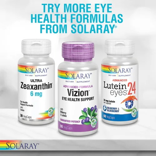 Vista 6 de SOLARAY Un suplemento diario de arándano y luteína, 160 mg 30