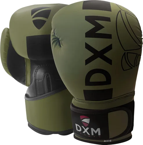 Vista 8 de DXM SPORTS Guantes de boxeo para hombres y mujeres, guantes de entrenamiento de boxeo, guantes de kickboxing, guantes de sparring, guantes