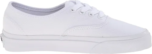 Vista 4 de Vans VN000EE3BLK - Zapatos de skate unisex, de lona negra, Blanco