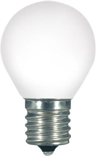 Vista 25 de Satco S9176 LED T6 Frost 2700K Bombilla base de candelabro, 0.8W