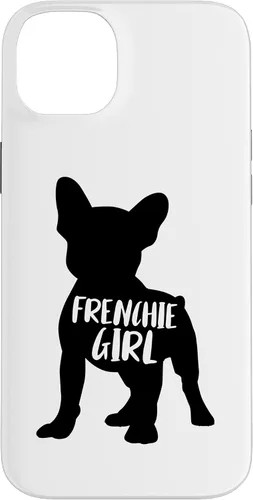 Vista 15 de Funda para iPhone 17 con diseño de bulldog francés con diseño divertido de Frenchie Girl