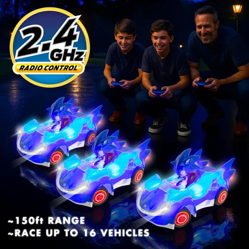 Vista 6 de NKOK Listo para Usar, Escala 1/28, RC Sonic Glow Racer