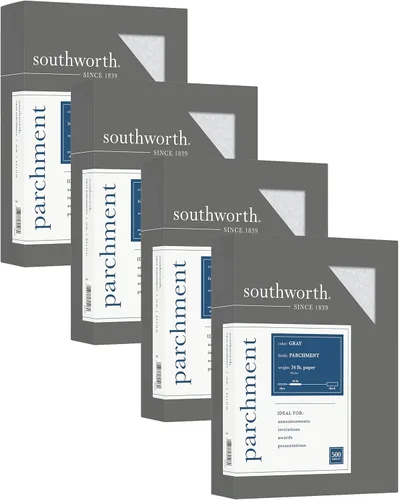 Vista 6 de Southworth, papel especial de 8.5 x 11 pulgadas, 24 libras, 100 de brillo, 500 hojas/caja (964C)