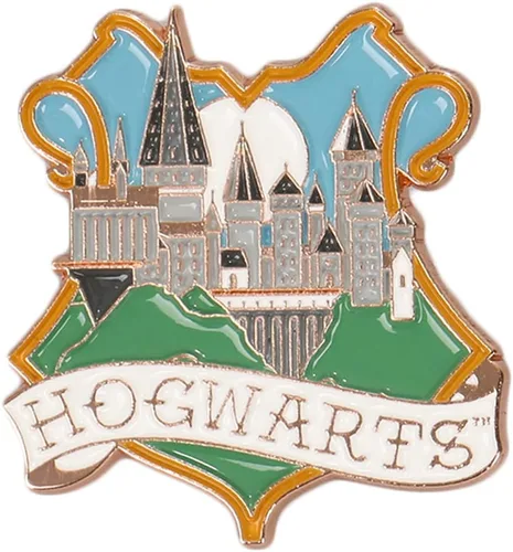 Vista 2 de Harry Potter Hogwarts Magic - Juego de 4 pines de solapa, Zinc, Sin gemas.