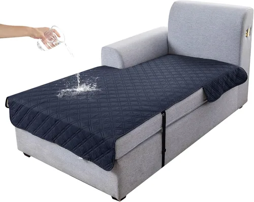 Vista 49 de Fundas impermeables para sillas reclinables, fundas reclinables para perros y mascotas, lavable, antideslizante, funda para silla reclinable
