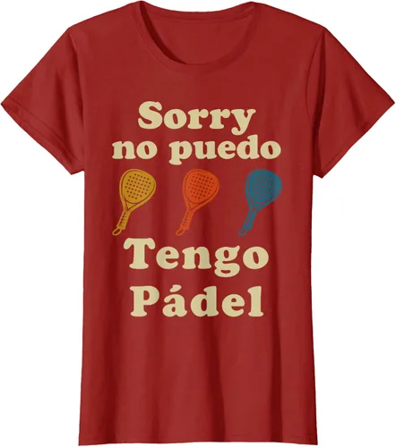 Vista 33 de Funny I Have Padel Player Sport en Español Camiseta Hombre