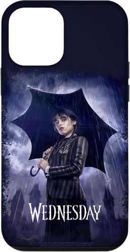 Vista 16 de Funda para iPhone 16 Wednesday con paraguas Nevermore Academy Photo Portrait