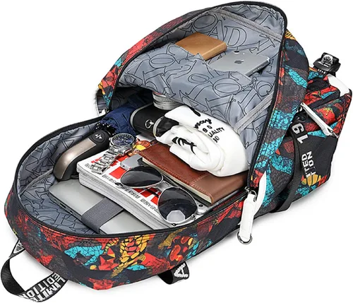 Vista 6 de ISaikoy Plants vs. Zombies Mochila Bolsa para Portátil Color Azul 1