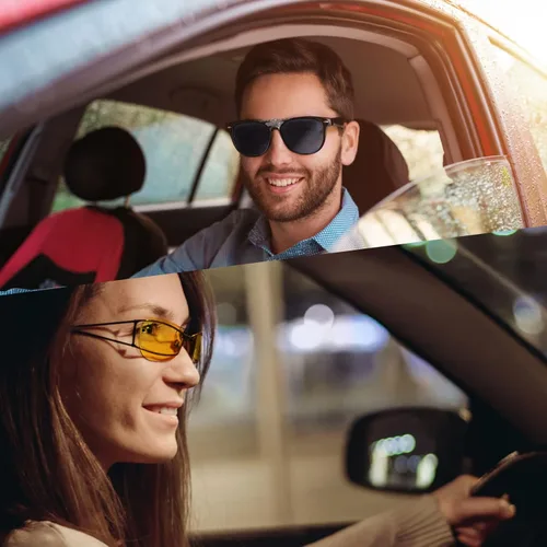 Vista 6 de TERAISE Gafas de sol con clip abatibles polarizadas HD unisex para exteriores conducción UV400