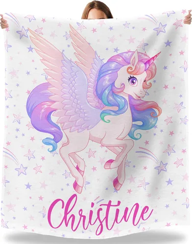 Vista 22 de Artsadd Manta de bebé personalizada para niñas y niños, mantas de bebé personalizadas con nombre, manta personalizada para niños, recién nacidos
