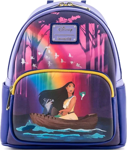 Vista 7 de Mini mochila de Disney Pocahontas Just Around The River Bend, Multicolor
