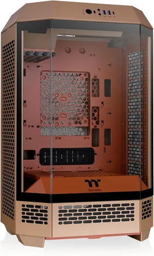 Vista 27 de Thermaltake Carcasa micro ATX negra Tower 300; ventilador CT de 0.079 x 5.512 in incluido; soporta radiador de hasta 16.535 in; kit de soporte