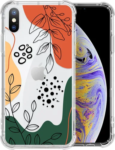 Vista 22 de Funda compatible con iPhone X/Xs, TPU suave, transparente, a prueba de golpes, funda protectora transparente para iPhone X/XS, alpaca