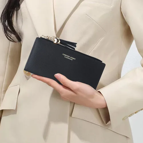 Vista 3 de Cartera delgada para mujer, billetera delgada para mujer, cartera delgada para mujer, carteras delgadas para mujer, billetera delgada y elegante