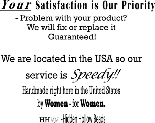 Vista 2 de Hidden Hollow Beads Stainless Steel Chain Stronger Women's Hand Made USA Lanyard 34", Nurse Teacher ID Badge Card Holder Keys