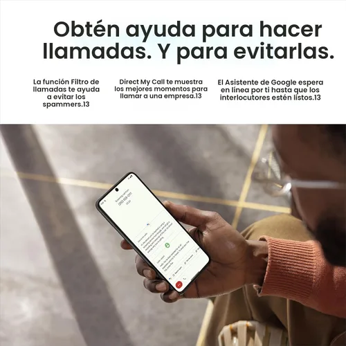 Vista 4 de [Usado] Google Pixel 8 - Smartphone Android desbloqueado con cámara Pixel avanzada, batería de 24 horas y potente seguridad - Avellana - 128 GB