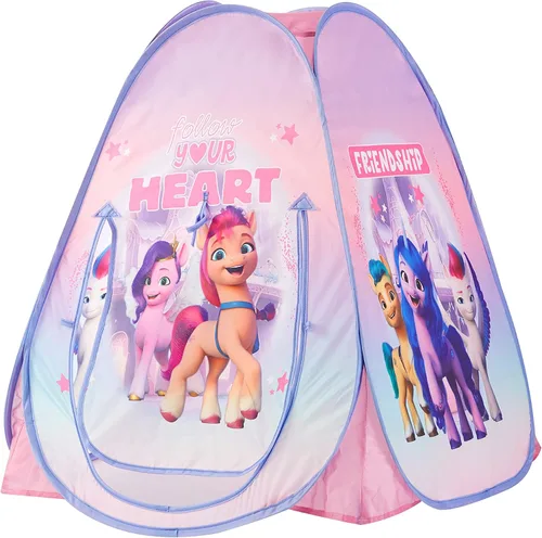 Vista 12 de Baby Shark - Tienda de campaña desplegable para niños, 28 x 28 x 30 pulgadas, casa de juegos plegable para interiores y exteriores, ligera