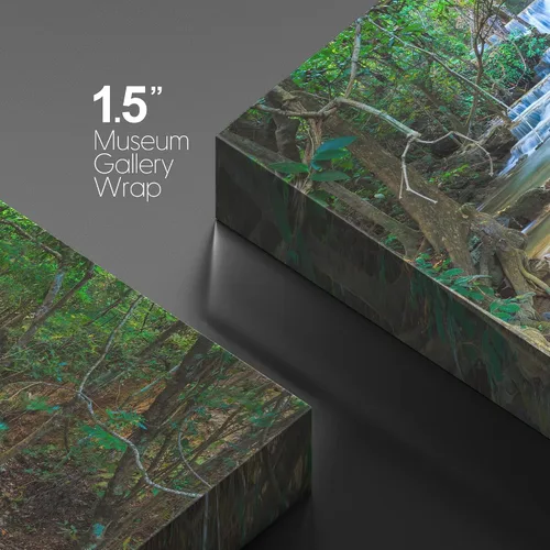 Vista 4 de wall26 - Lienzo decorativo para pared Cascada en Kanchanaburi