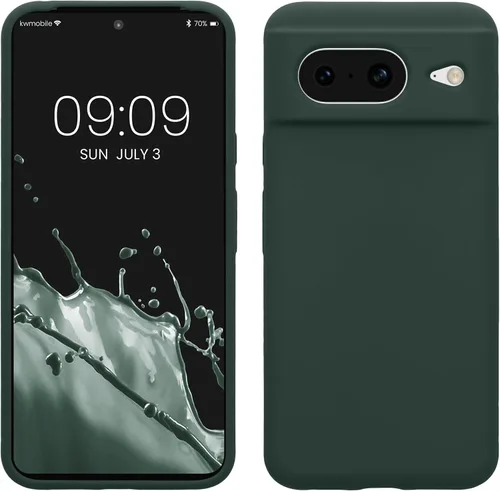 Vista 100 de kwmobile Funda compatible con Google Pixel 7 - Funda de silicona TPU con acabado suave - Piedra antigua