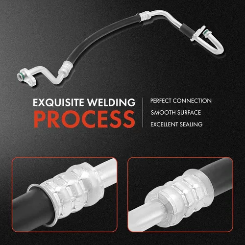 Vista 5 de A-Premium Conjunto de manguera de línea de descarga de A/C compatible con Mitsubishi Outlander, 2014 2015 2016 2017 2018, 2.4L, compresor a