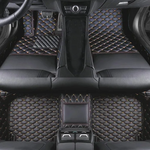 Vista 23 de Alfombrillas personalizadas para Prado Sedan 2000-2023, cobertura completa de accesorios para piso interior del vehículo (beige)