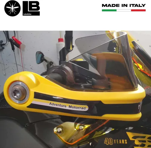 Vista 3 de labelbike - Adhesivos de resina de gel 3D para motocicleta, protecciones de mano compatibles con BMW R 1250 GS 40th Anniversary 2021-2023