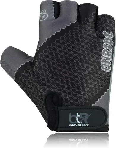 Vista 3 de Guantes de ciclismo para niños con agarre mejorado, acolchado de seguridad para niños, diseño transpirable y duradero, para niños y niñas, de 3 a 12