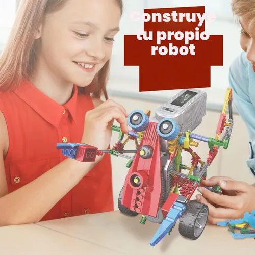 Vista 4 de Science4you Robotics Alfabot - Kit de construcción de robots para niños, 238 piezas, construye tus propios robots y hazlos mover, 3 robots