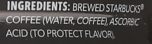 Vista 3 de Starbucks Café Negro Tostado Medio Helado, Sin Endulzar, Botella de 48 Onzas Líquidas