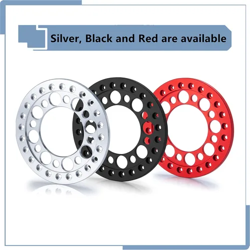 Vista 3 de Zolikar - 4 anillos de rueda RC 2.2 Beadlock aleación de aluminio para escala 1/10 RC Crawler accesorios de automóvil SCX10 D90 Wraith 90048 90018