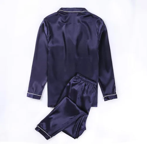 Vista 5 de Nituyy - Pijama de seda para mujer de satén