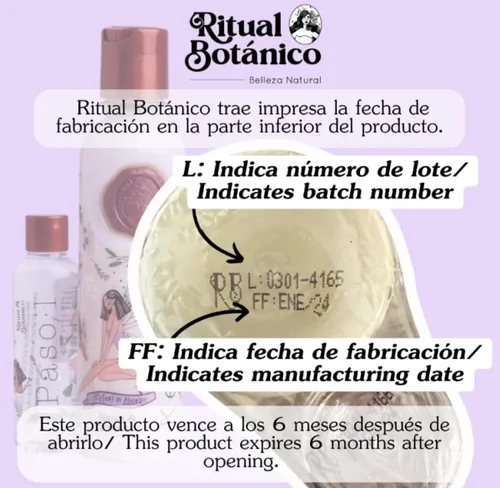 Vista 4 de RITUAL BOTANICO Keratina Organica 250 ML - 12 Aceites Naturales y Aminoácidos que aportan brillo, sedosidad y nutrición. Keratina para alisar