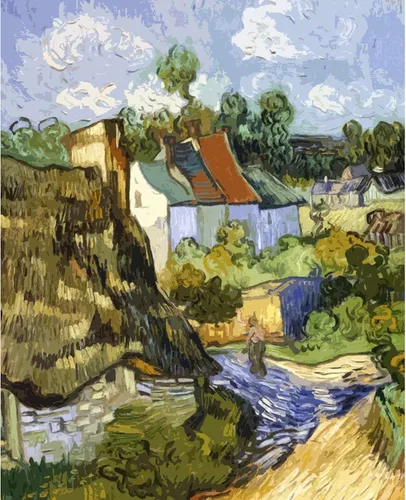 Vista 14 de Serie de Obras Maestras de Vincent Van Gogh Pintura por Números para Adultos de Tucocoo, Kits de Pintura por Números para Adultos DIY