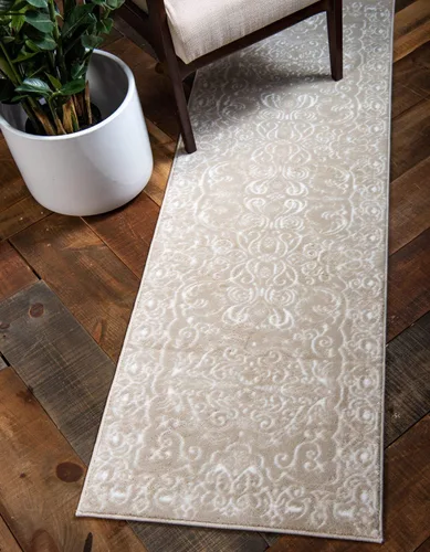 Vista 28 de Unique Loom Rushmore Collection Adams - Alfombra rectangular de 2 x 3 pies, color beige y marfil