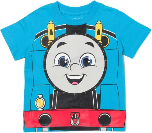 Vista 4 de Thomas & Friends Thomas The Train - Paquete de 3 camisetas gráficas de manga corta