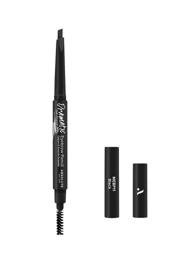 Vista 2 de Absolute New York Perfect - Lápiz de cejas de doble punta para dar forma, rellenar y definir las cejas (MEBP01 negro duro)