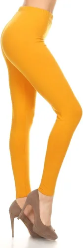 Vista 14 de Leggings Depot NCL27 pantalones capri para yoga de algodón premium suave Negro