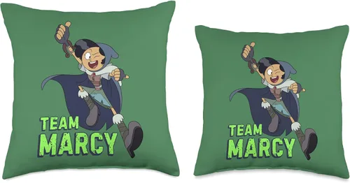 Vista 3 de Disney Channel Amphibia Team Marcy - Almohada de 18.0 x 18.0 in, multicolor