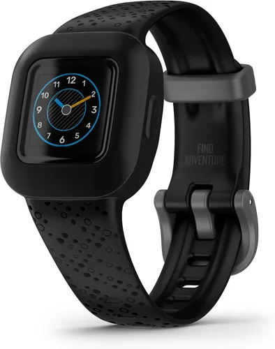 Vista 2 de Garmin vívofit jr. 3 - Rastreador de actividad física para niños, cósmico negro, hasta 1 año de duración de la batería, apto para nadar, desbloquea