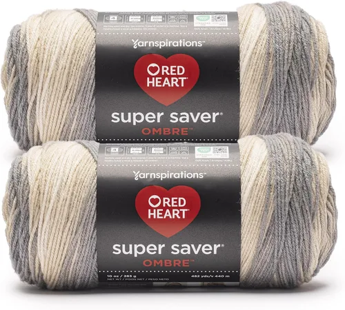 Vista 40 de RED HEART Super Saver - Paquete de 3 hilos, color negro, paquete de 3