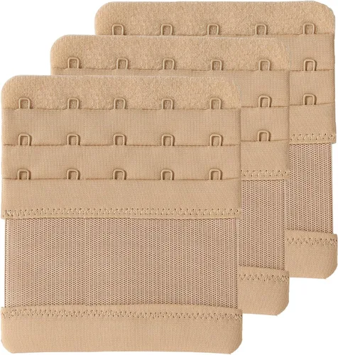 Vista 13 de SAMGU Extensores de brasier para mujer, 2 ganchos, 3 ganchos, 4 ganchos, 5 ganchos, 6 ganchos, correa de extensión de brasier elástica suave 2
