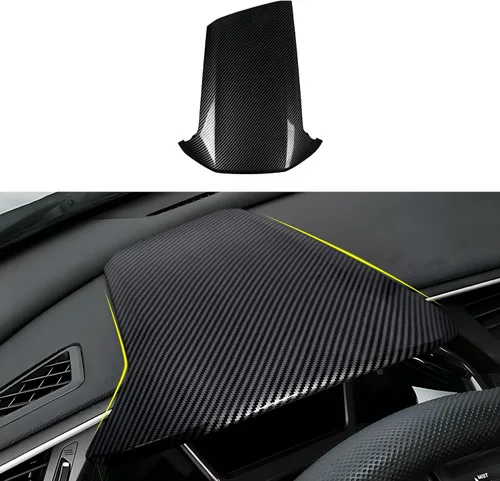 Vista 29 de Calcomanías de cubierta de altavoz de pilar para Honda Civic 2016 2017 2018 2019 2020 2021 10ª generación Accesorios ABS fibra de carbono pegatinas