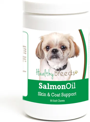 Vista 410 de Healthy Breeds Affenpinscher - Masticables suaves de aceite de salmón, 90