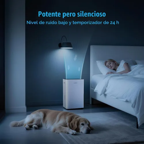 Vista 8 de Candy Deshumidificador de 4500 pies cuadrados para sótano, deshumidificadores de 80 pintas para el hogar, modo continuo/reposo/automático, tanque