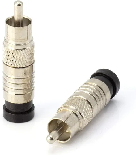 Vista 10 de THE CIMPLE CO - Conectores de compresión RCA para cable coaxial RG6 - Conexiones macho universales para RCA, subwoofer, compuesto, componente