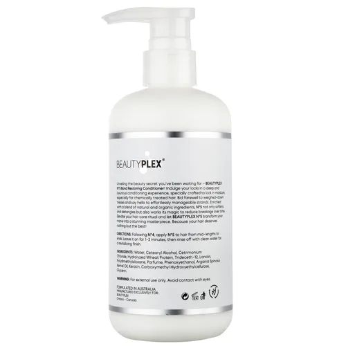 Vista 8 de Acondicionador reparador No.5 Bond - Hidratación profunda y reparación de fibra con aceite de argán, proteína de trigo y queratina Suaviza