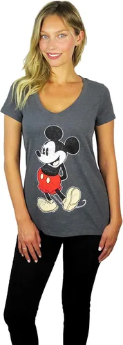 Vista 2 de Disney Camiseta con cuello en V Mickey Mouse para mujer