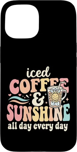 Vista 6 de Iced Coffee and Sunshine Funny Summer Case for iPhone 17