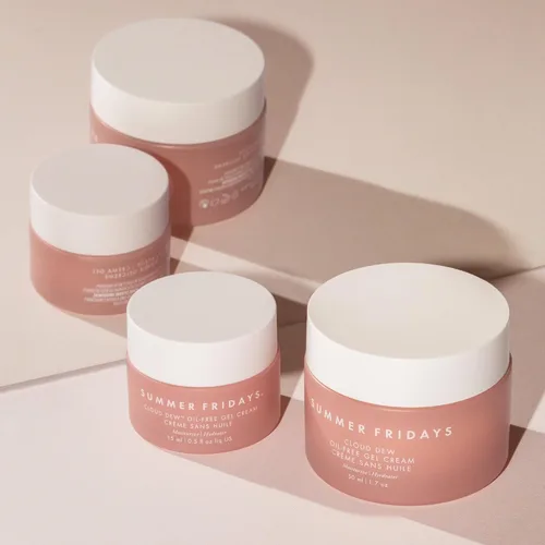 Vista 7 de Summer Fridays Cloud Dew Gel Cream Hidratante Mini - Hidratante facial ligero con ácido hialurónico + ceramidas para hidratación y piel tersa